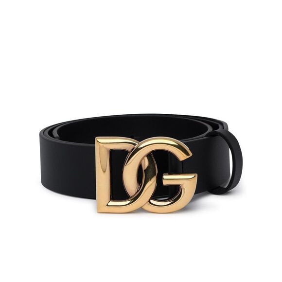 DOLCE & GABBANA Accessories - Dolce & Gabbana Logo Leather Belt Women